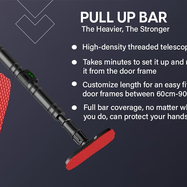 🏋️‍♂️ heavy duty no screw door pull up bar– supports up to 200 kg | auto locking | home gym equipment
