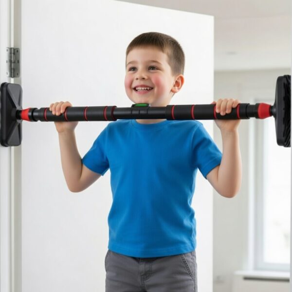 🏋️♂️ heavy duty no screw door pull up bar– supports up to 200 kg | auto locking | home gym equipment