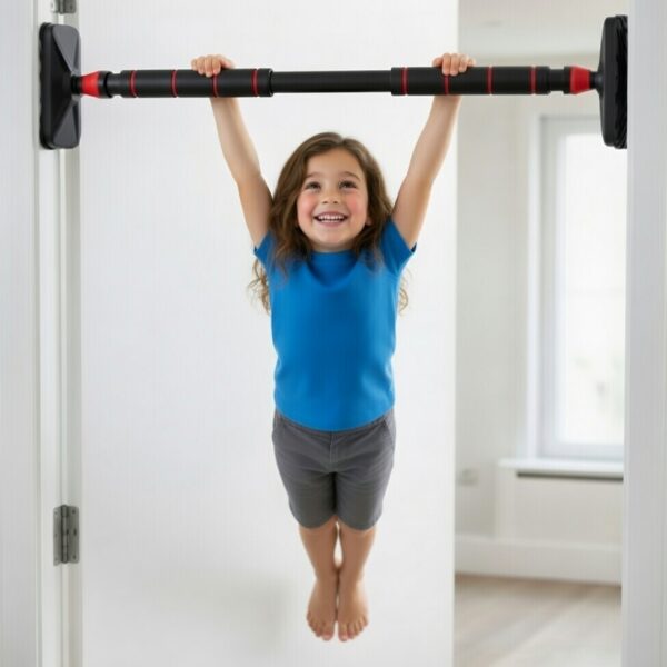 🏋️♂️ heavy duty no screw door pull up bar– supports up to 200 kg | auto locking | home gym equipment