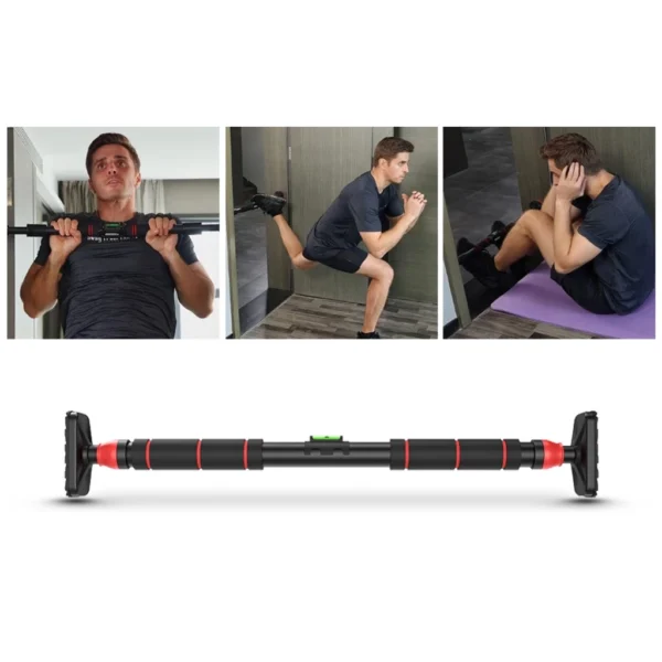 🏋️♂️ heavy duty no screw door pull up bar– supports up to 200 kg | auto locking | home gym equipment