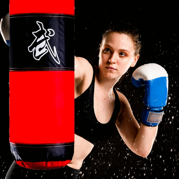 Home unfilled punching bag for gym & home high quality canvas build strength & endurance
