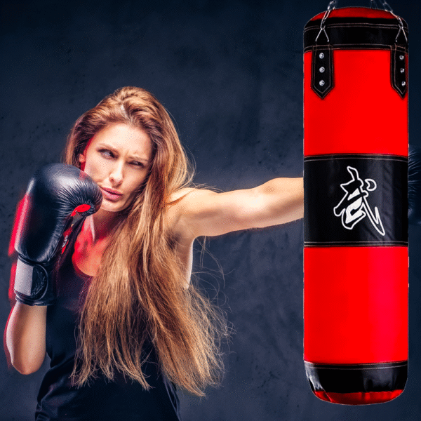 unfilled punching bag for gym & home high quality canvas build strength & endurance