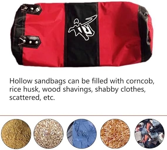unfilled punching bag for gym & home high quality canvas build strength & endurance