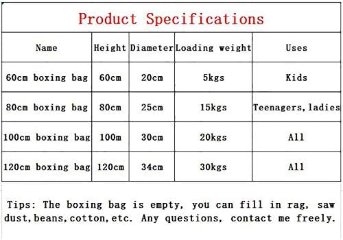 unfilled punching bag for gym & home high quality canvas build strength & endurance