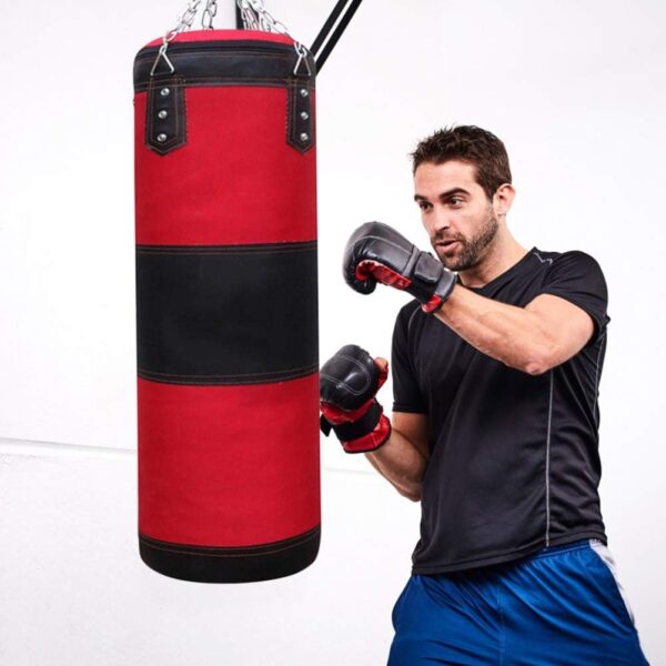 unfilled punching bag for gym & home high quality canvas build strength & endurance