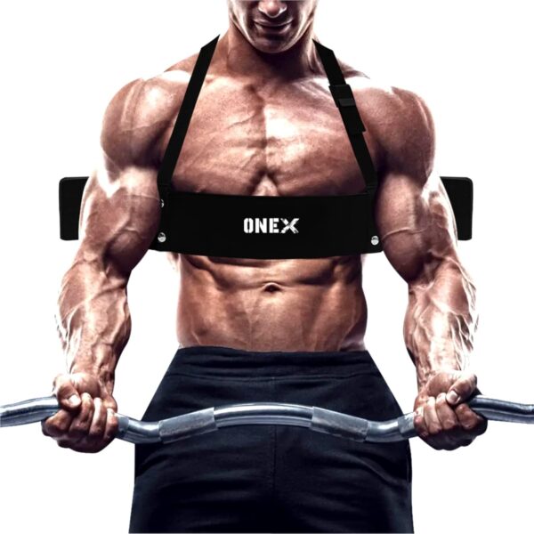 fitness trainning adjustable gym arm blaster bicep curl bomber professional weight lifting