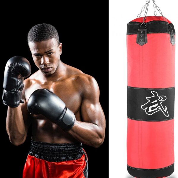 unfilled punching bag for gym & home high quality canvas build strength & endurance