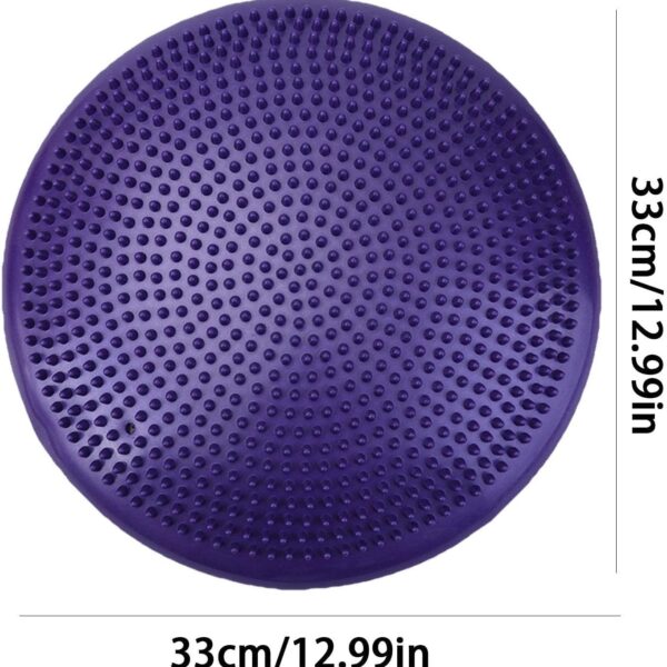yoga balance disc stability cushion – fitness wobble pad for core strength, posture & balance training