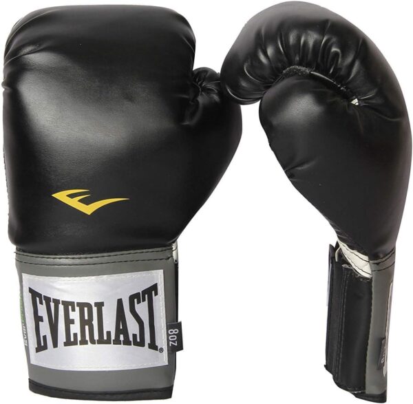 everlast professional boxing gloves for men & women | pu leather adult training gloves for muay thai, mma, ufc, sparring & fitness workouts | 1 pair durable punching gloves