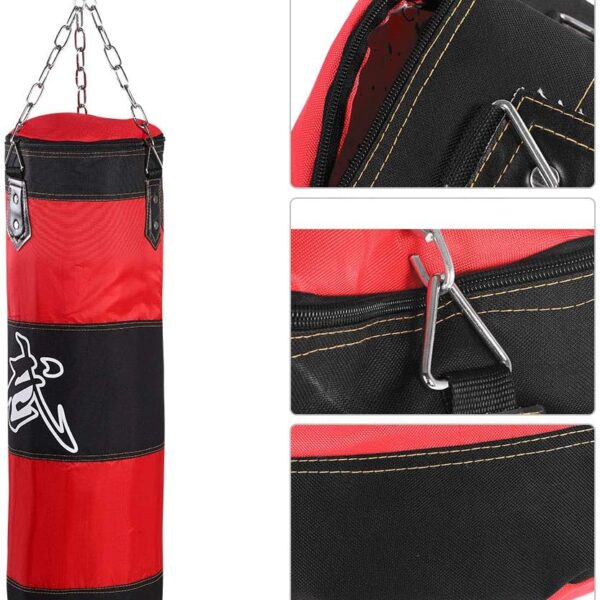 unfilled punching bag for gym & home high quality canvas build strength & endurance