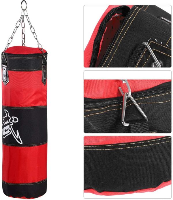 unfilled punching bag for gym & home high quality canvas build strength & endurance