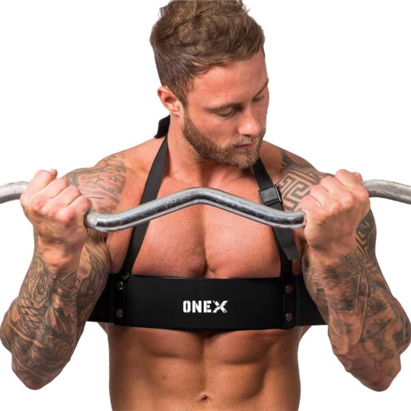 fitness trainning adjustable gym arm blaster bicep curl bomber professional weight lifting