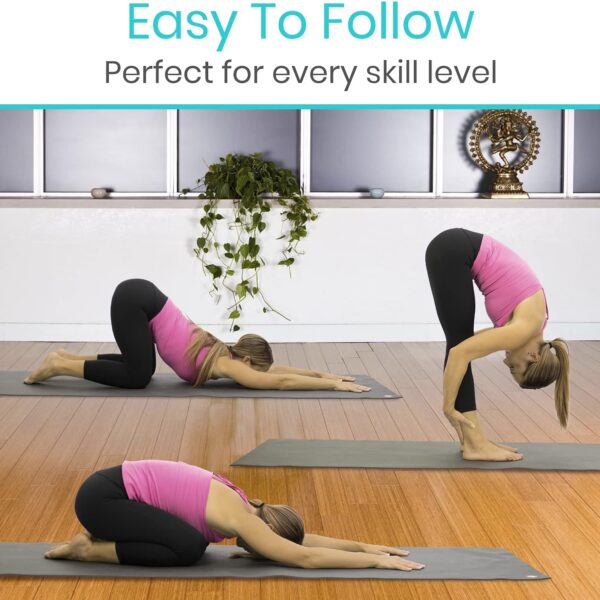 luxury yoga mat for home workout – anti slip, eco friendly & extra comfort thickness