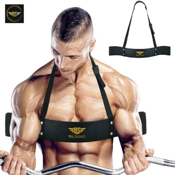 fitness trainning adjustable gym arm blaster bicep curl bomber professional weight lifting