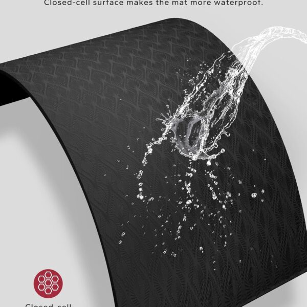 luxury yoga mat for home workout – anti slip, eco friendly & extra comfort thickness