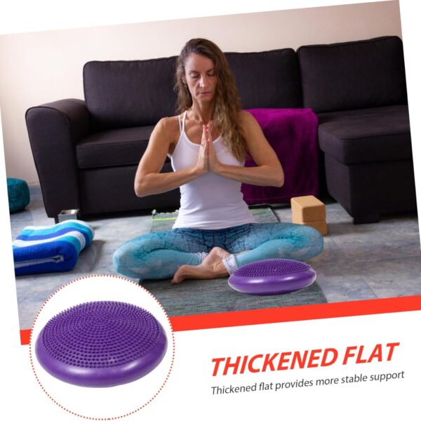 yoga balance disc stability cushion – fitness wobble pad for core strength, posture & balance training