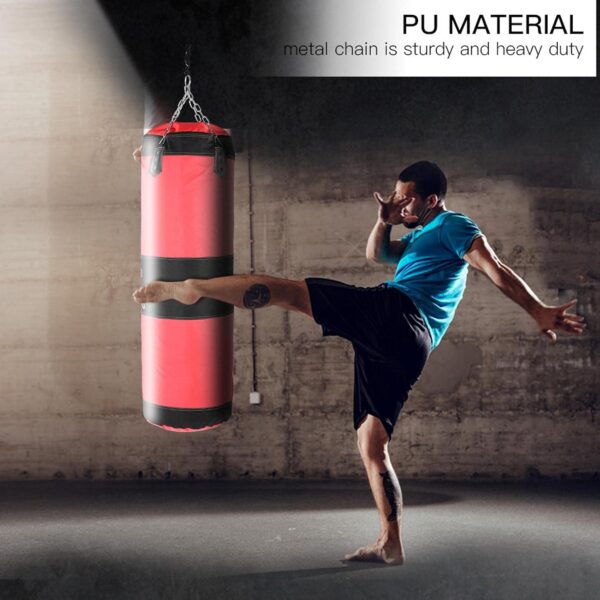 unfilled punching bag for gym & home high quality canvas build strength & endurance
