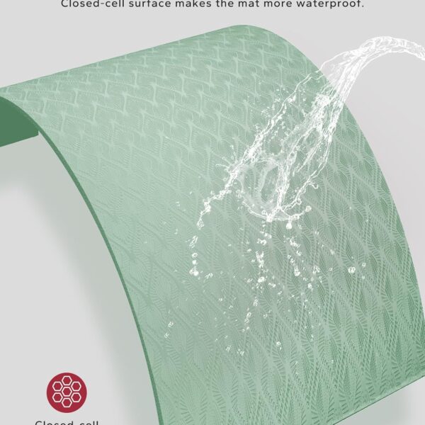 luxury yoga mat for home workout – anti slip, eco friendly & extra comfort thickness