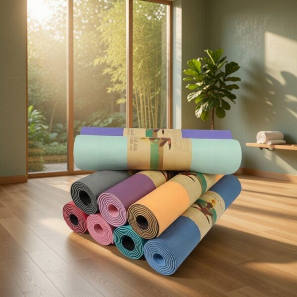 luxury yoga mat for home workout – anti slip, eco friendly & extra comfort thickness
