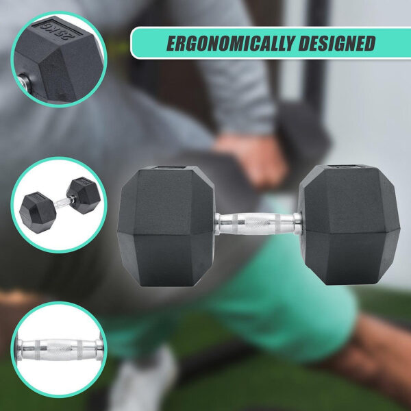 premium hex dumbbell — strong grip, solid build, perfect for every workout!