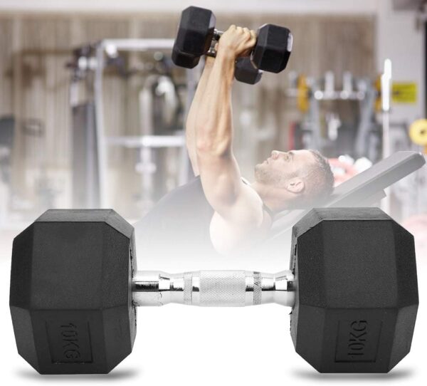 premium hex dumbbell — strong grip, solid build, perfect for every workout!