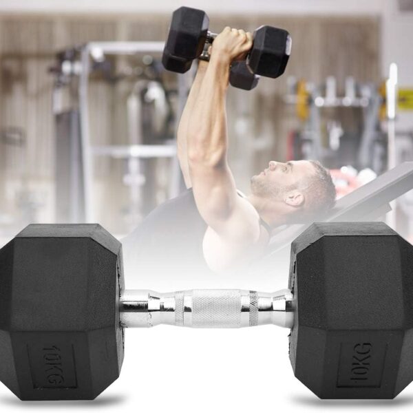premium hex dumbbell — strong grip, solid build, perfect for every workout!