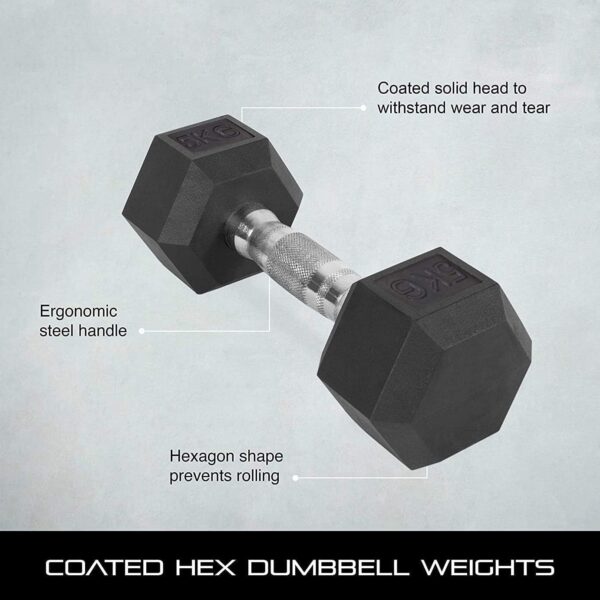 premium hex dumbbell — strong grip, solid build, perfect for every workout!