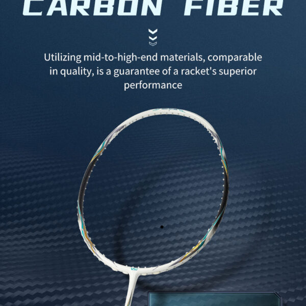 vse titan 7 original badminton racket – premium power, speed & control | lightweight 4u, high tension, premium build