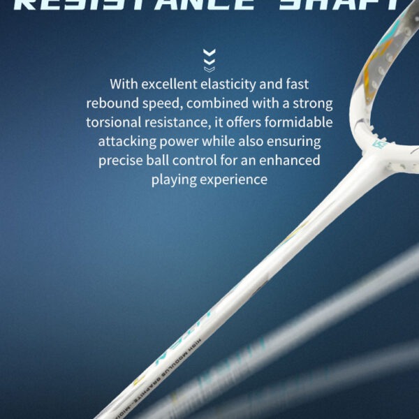 vse titan 7 original badminton racket – premium power, speed & control | lightweight 4u, high tension, premium build