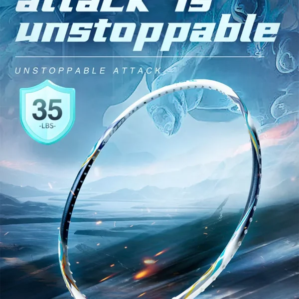 vse titan 7 original badminton racket – premium power, speed & control | lightweight 4u, high tension, premium build