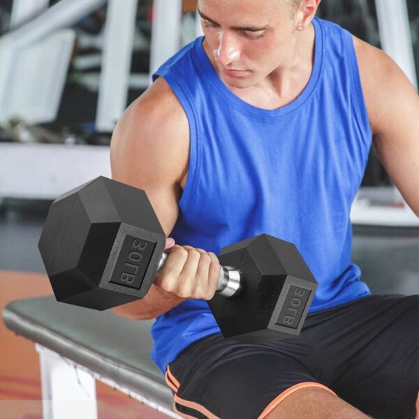 premium hex dumbbell — strong grip, solid build, perfect for every workout!