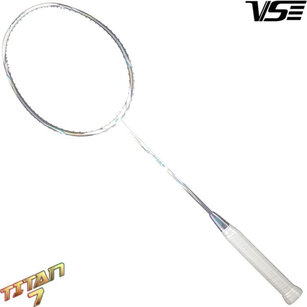 vse titan 7 original badminton racket – premium power, speed & control | lightweight 4u, high tension, premium build