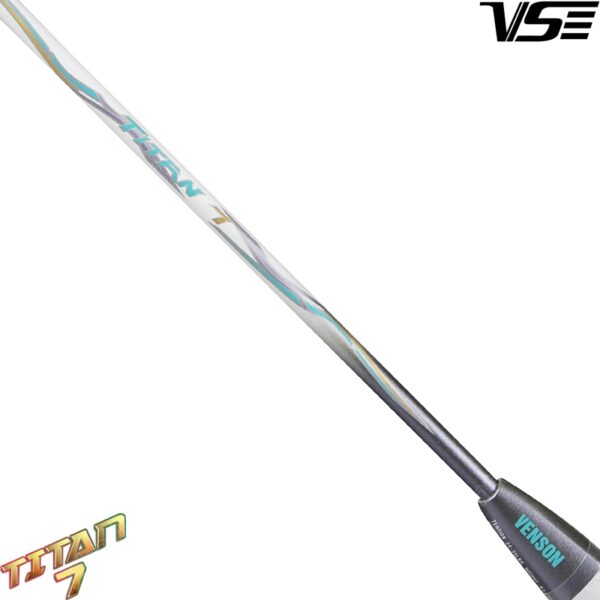 vse titan 7 original badminton racket – premium power, speed & control | lightweight 4u, high tension, premium build