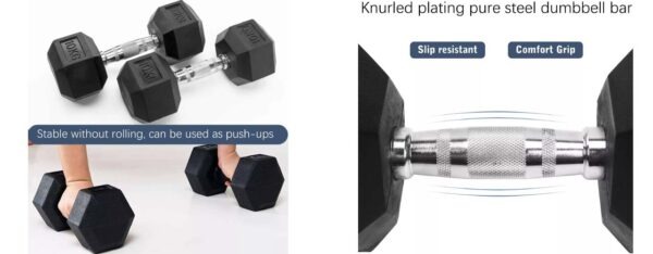 premium hex dumbbell — strong grip, solid build, perfect for every workout!
