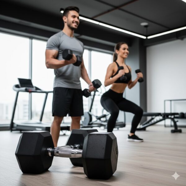 premium hex dumbbell — strong grip, solid build, perfect for every workout!