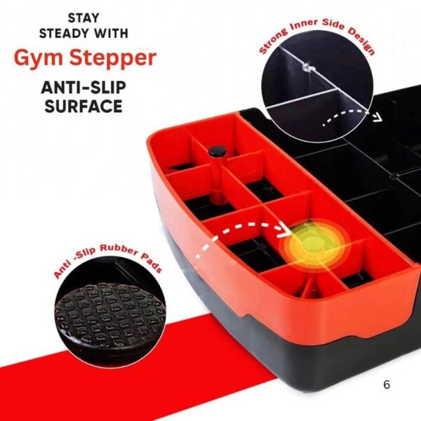 adjustable aerobic stepper 2 step & 3 step | best home cardio & workout equipment