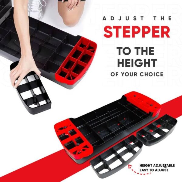 adjustable aerobic stepper 2 step & 3 step | best home cardio & workout equipment