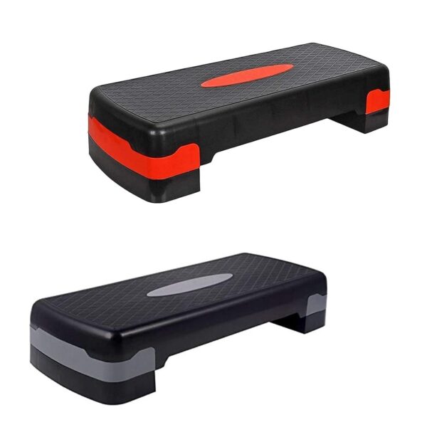 adjustable aerobic stepper 2 step & 3 step | best home cardio & workout equipment