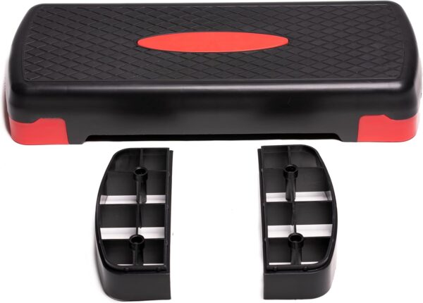 adjustable aerobic stepper 2 step & 3 step | best home cardio & workout equipment