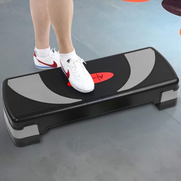 adjustable aerobic stepper 2 step & 3 step | best home cardio & workout equipment