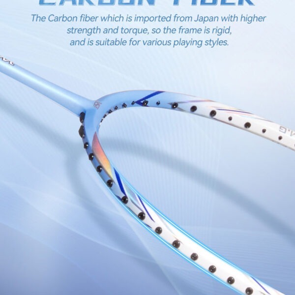 vse titan wind speed f9 original badminton racket – ultimate power, speed & control (4u lightweight)