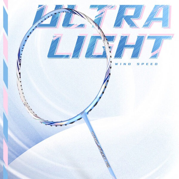 vse titan wind speed f9 original badminton racket – ultimate power, speed & control (4u lightweight)