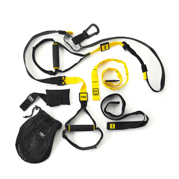 trx all in one suspension training system with indoor & outdoor anchor | full body workout trainer