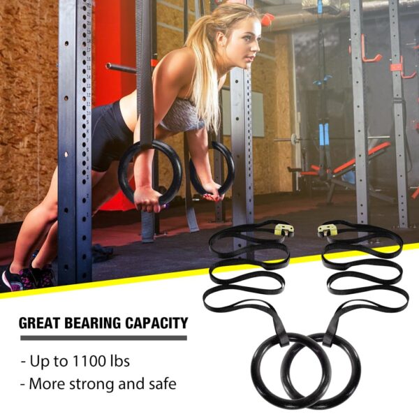 black mountain professional olympic gymnastics rings 1200lbs – adjustable home gym rings for calisthenics & strength training in bangladesh