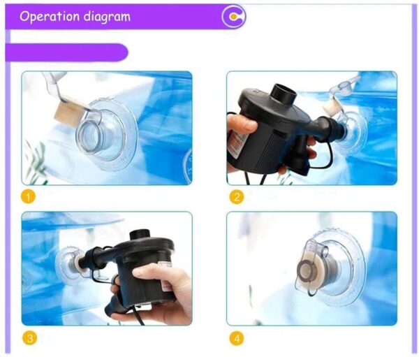 large inflatable swimming pool for kids & adults, extra large thickened pvc family blow up pool, durable backyard outdoor garden summer water party pool