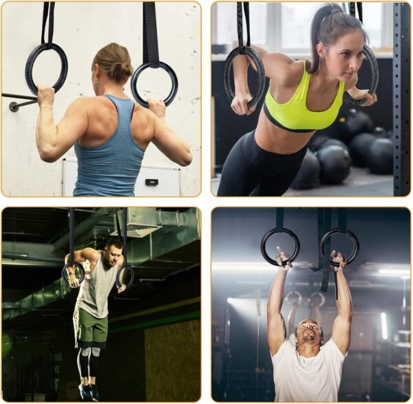 black mountain professional olympic gymnastics rings 1200lbs – adjustable home gym rings for calisthenics & strength training in bangladesh