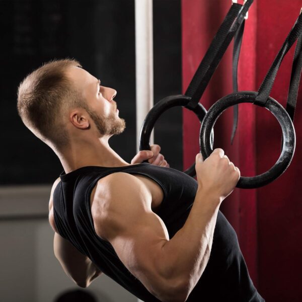 black mountain professional olympic gymnastics rings 1200lbs – adjustable home gym rings for calisthenics & strength training in bangladesh