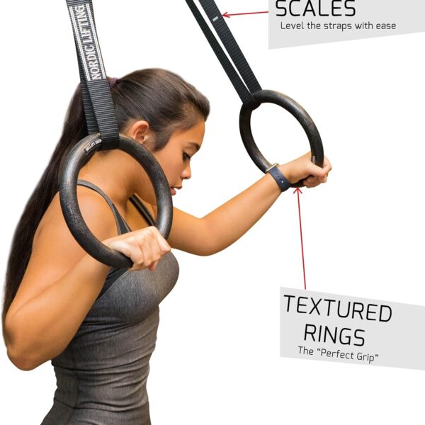 black mountain professional olympic gymnastics rings 1200lbs – adjustable home gym rings for calisthenics & strength training in bangladesh