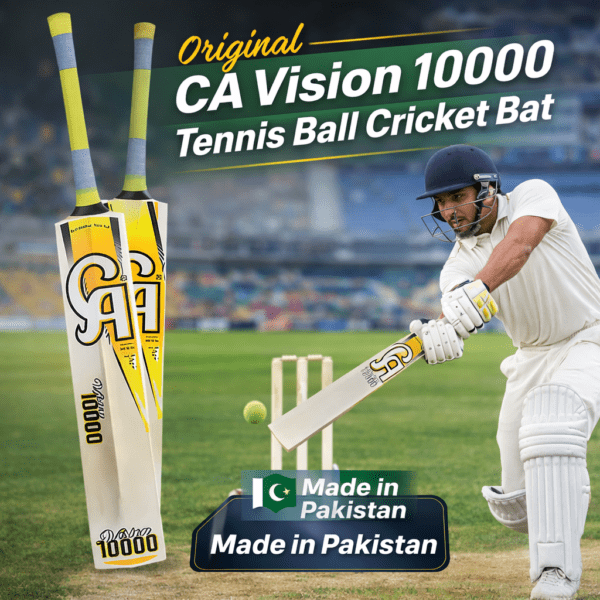 Home original ca vision 10000 tape ball cricket bat (made in pakistan) β lightweight & durable