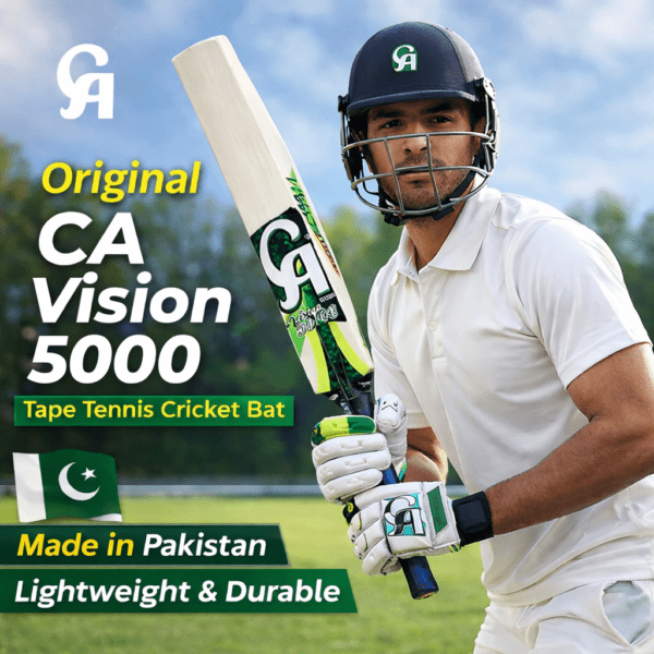 Home original ca vision 5000 tape tennis cricket bat β made in pakistan | lightweight & durable